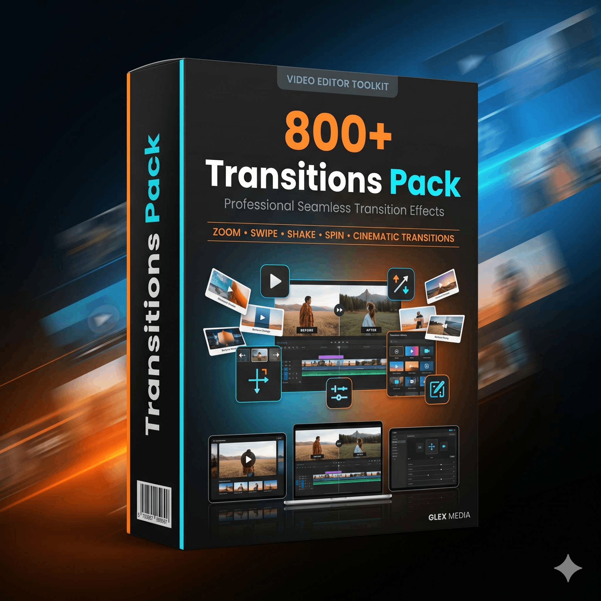 800+ Transitions Pack